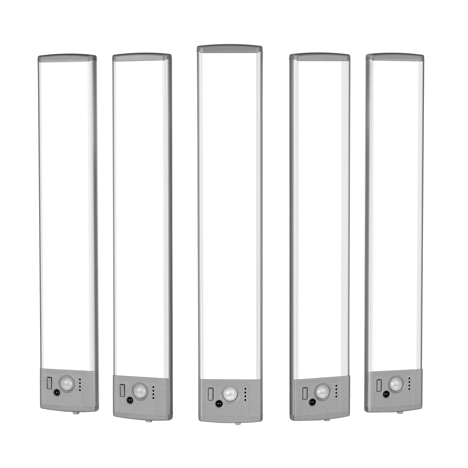 5-Pack Under Cabinet Motion Sensor Lights – 68 LED Wireless Battery Operated Closet & Kitchen Lighting Set