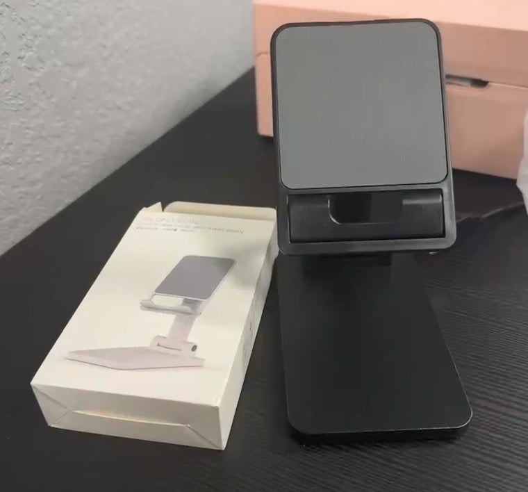Adjustable Tablet & Phone Stand – Foldable, Stable Desk Holder for Smartphones & Tablets up to 12.9"