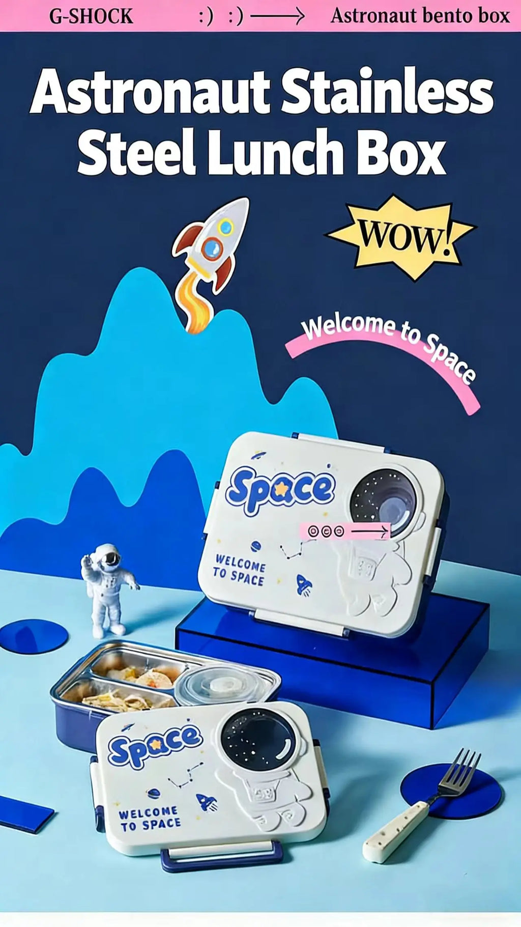 Food-grade stainless steel lunch box, student compartment plate, kids insulated bento box, kindergarten plate
