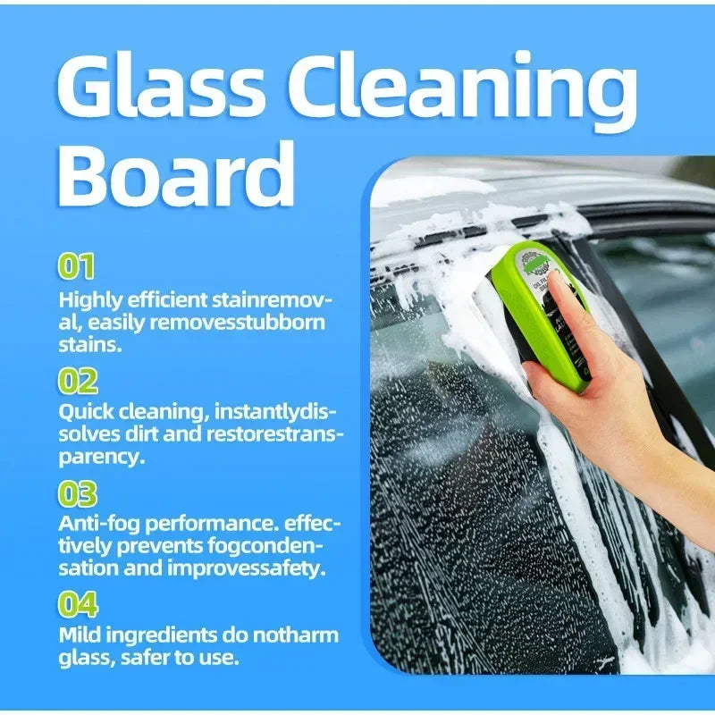 Car Glass Oil Film Remover Cleaner with Crystal Coating Protection 100ml Windshield Polishing Solution