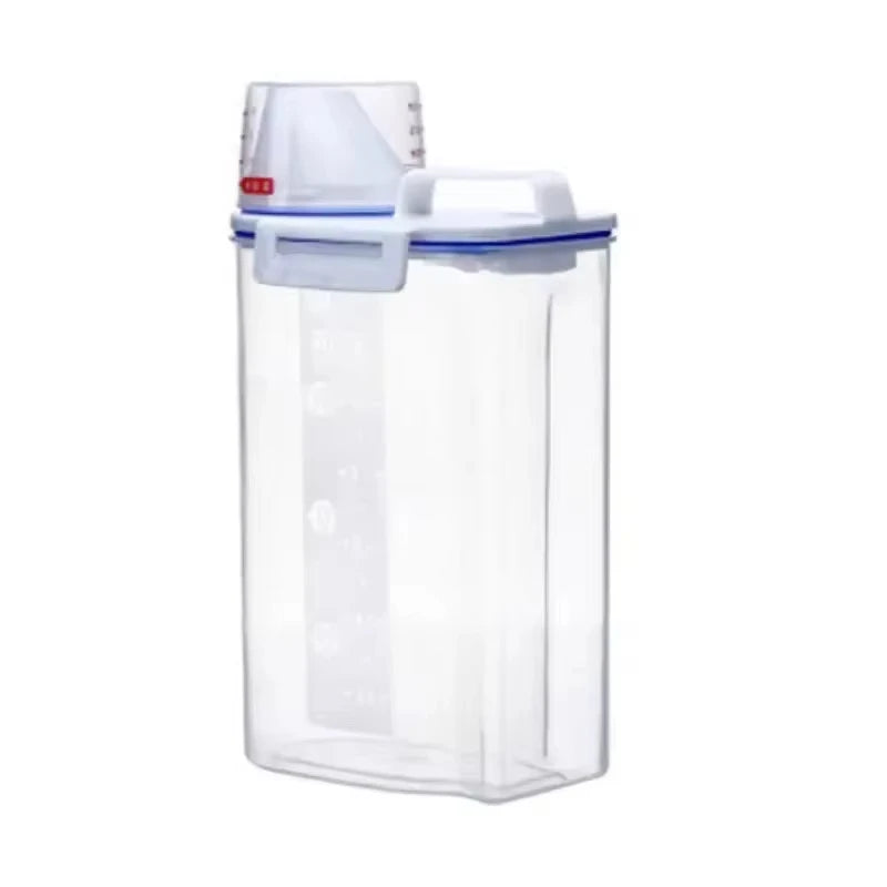 Airtight Rice Storage Container with Lid 2.5L Kitchen Food Storage Bin