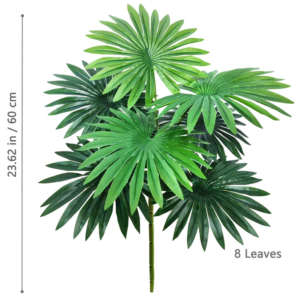 Artificial Palm Tree Decorative Leaves Tropical Fake Plant for Home and Garden Decoration