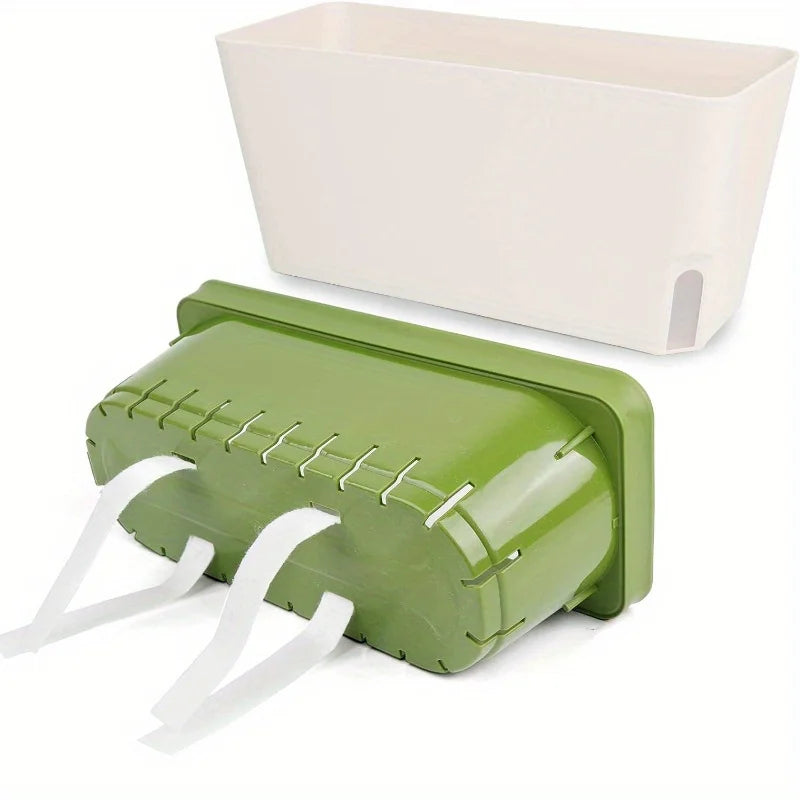 Self-Watering Windowsill Planter Kit – Modern Indoor Herb Garden with Water Level Indicator