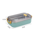 304 Stainless Steel Thermal Lunch Box Single Double Layer Bento Food Container Leakproof Office School Use