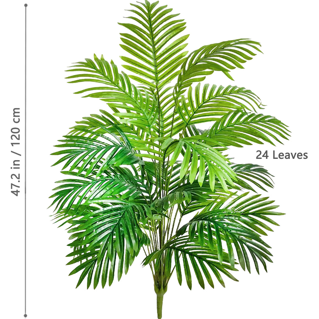 Artificial Palm Tree Decorative Leaves Tropical Fake Plant for Home and Garden Decoration