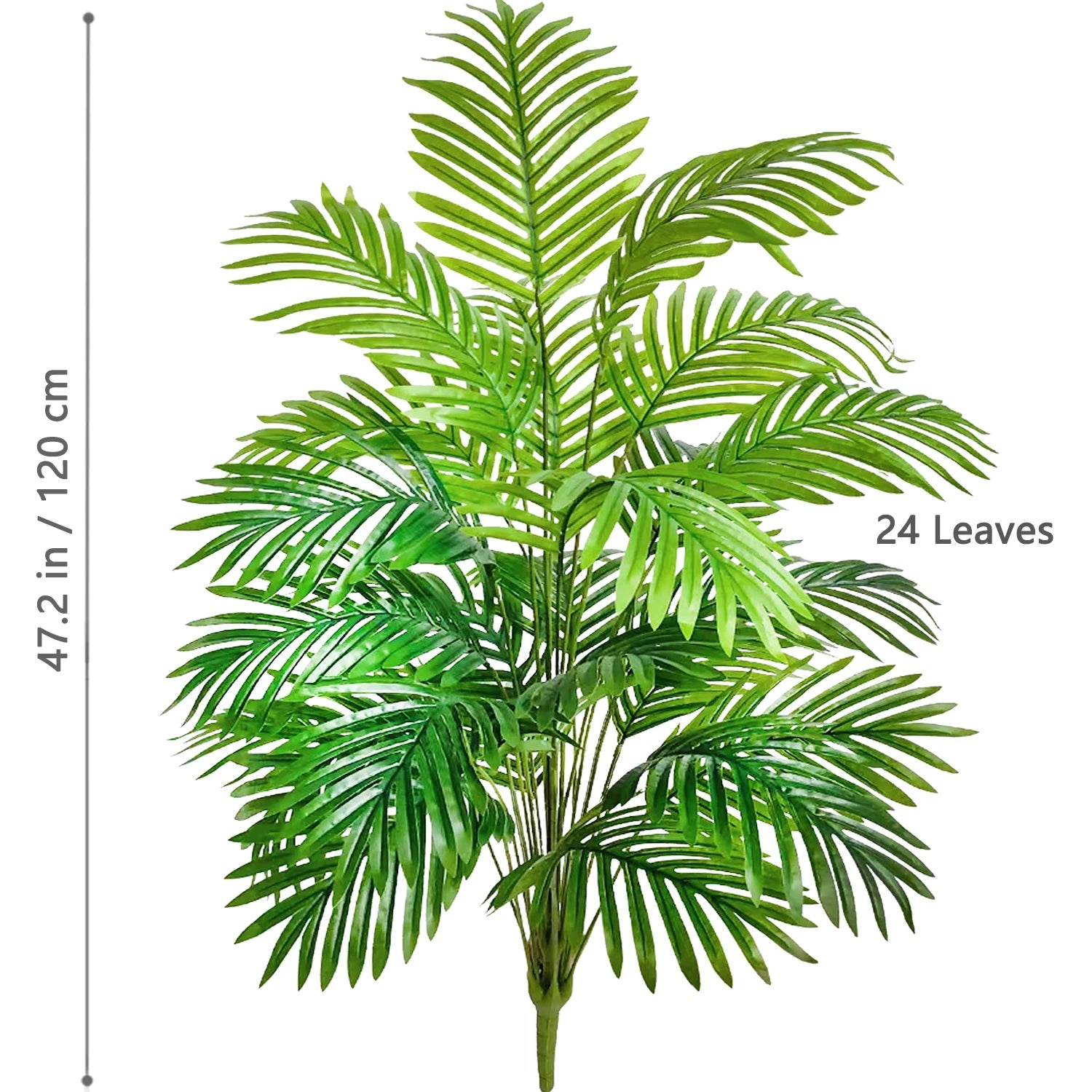 Artificial Palm Tree Decorative Leaves Tropical Fake Plant for Home and Garden Decoration