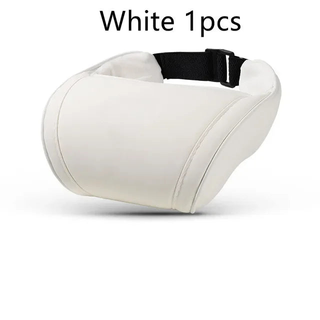 Oulex Seat Headrest Neck Pillow for Tesla Model 3/Y Juniper 19-25 Car Neck Support Pillow Nappa Leather Seat Headreck Car Access