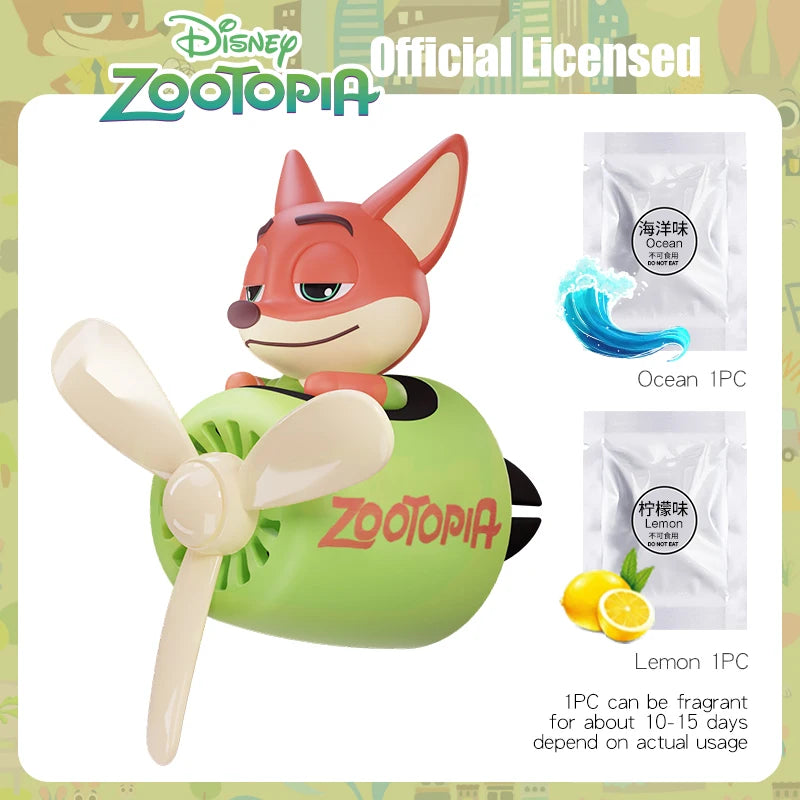 Winnie the Pooh Pilot Car Air Freshener Cute Cartoon Vent Clip Fragrance Diffuser Interior Decoration