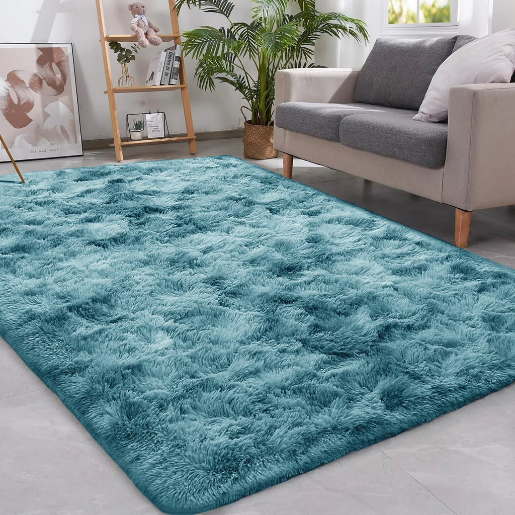 VIKAMA Soft And Fluffy Area Rug, Non-Slip Shaggy Carpet, Ideal For Bedrooms, Living Rooms, And Children's Rooms As Home Decor