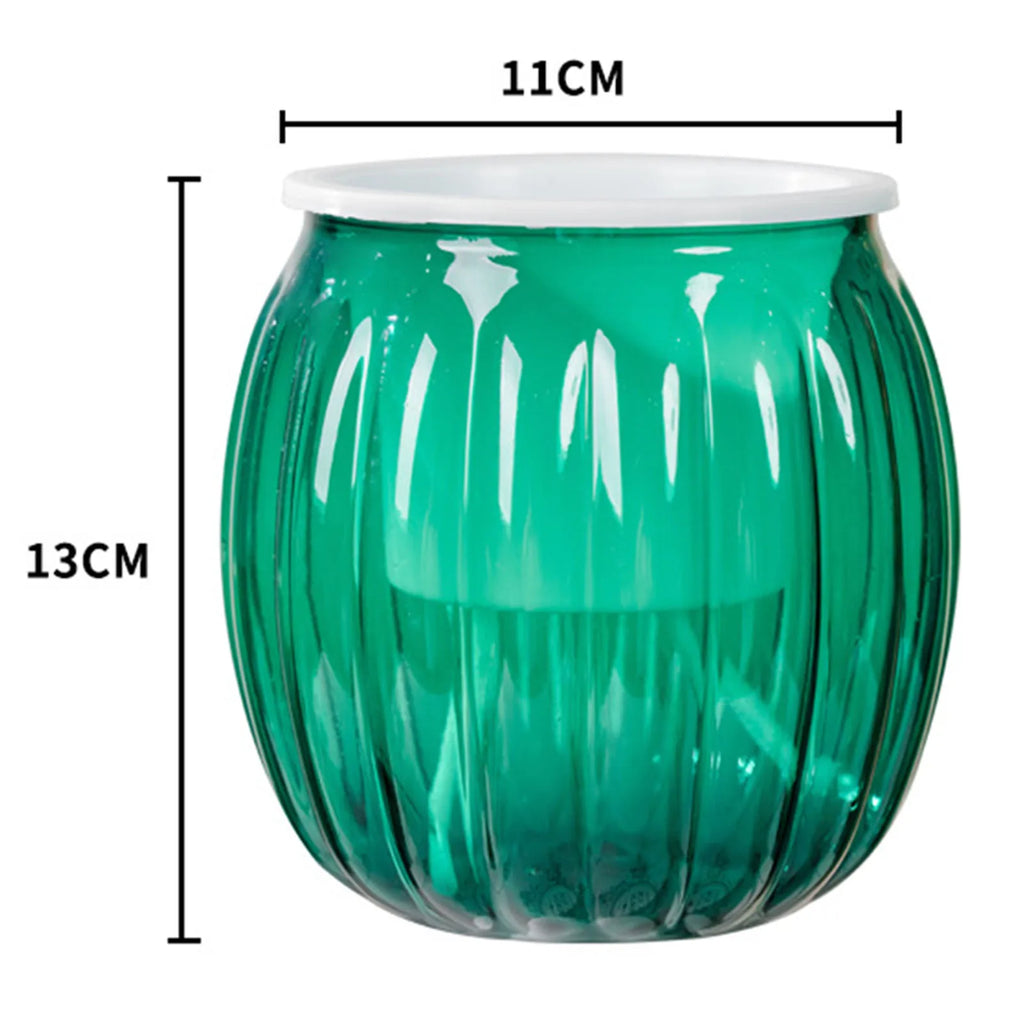 Self-Watering Hydroponic Plant Pot – Modern Desktop Succulent Planter for Home & Office Decor
