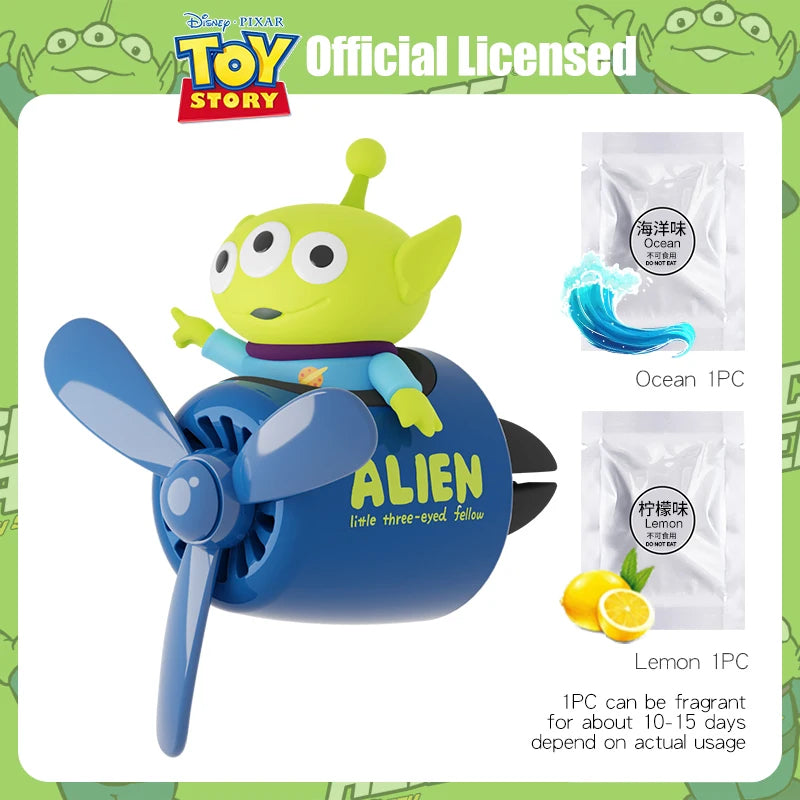 Winnie the Pooh Pilot Car Air Freshener Cute Cartoon Vent Clip Fragrance Diffuser Interior Decoration