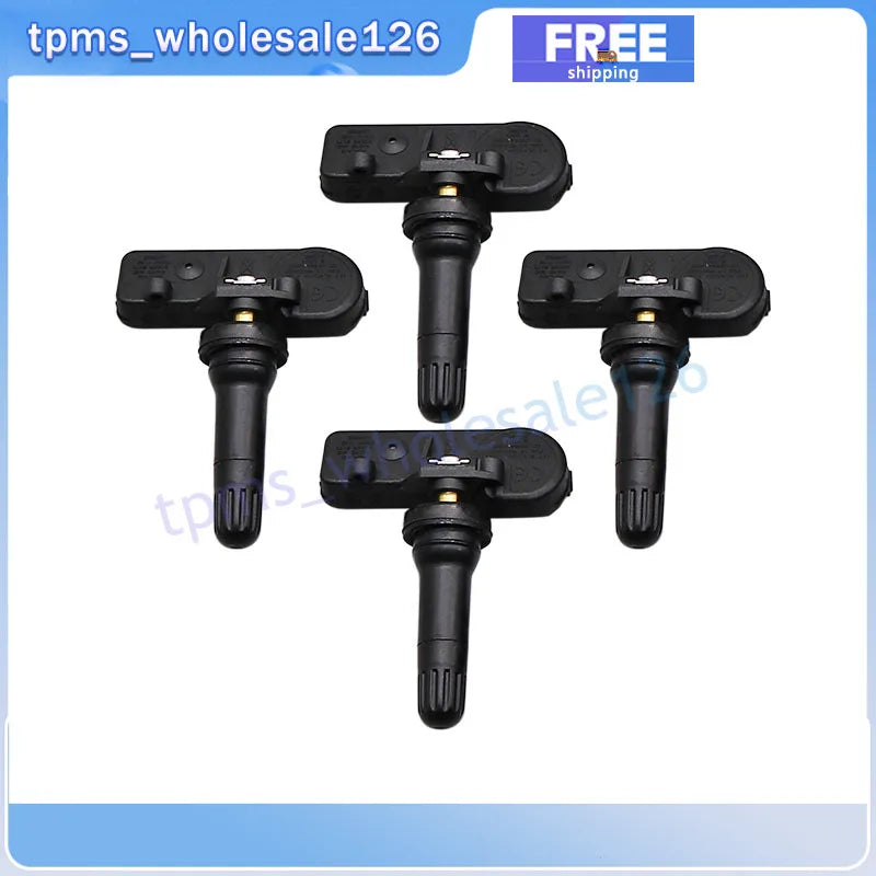 TPMS Tire Pressure Sensor 433MHz Set of 4 for Chevrolet Silverado GMC Sierra 2019 to 2021