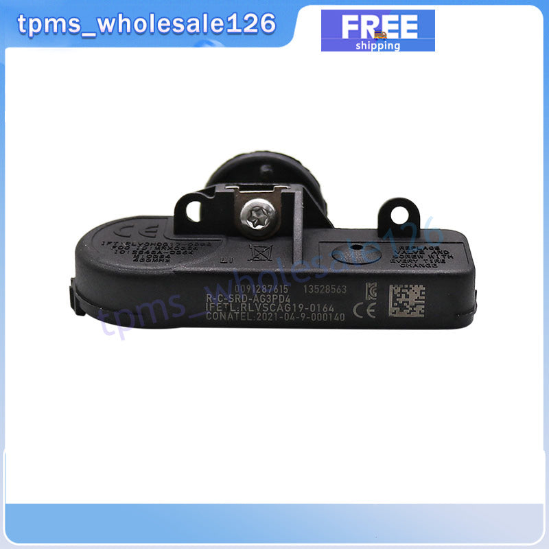 TPMS Tire Pressure Sensor 433MHz Set of 4 for Chevrolet Silverado GMC Sierra 2019 to 2021