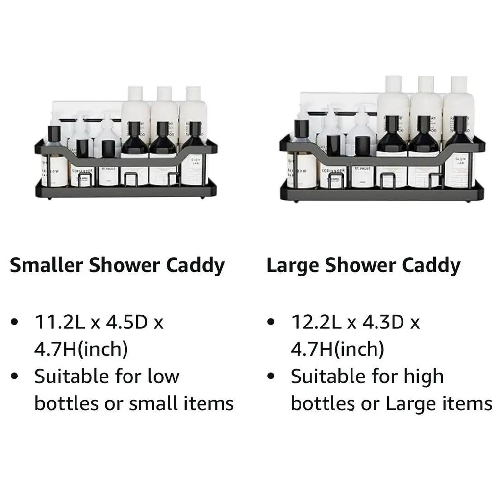 Premium Adhesive Shower Caddy Organizer Set 3 Pack / 5 Pack Rustproof Stainless Steel Bathroom Storage Shelf