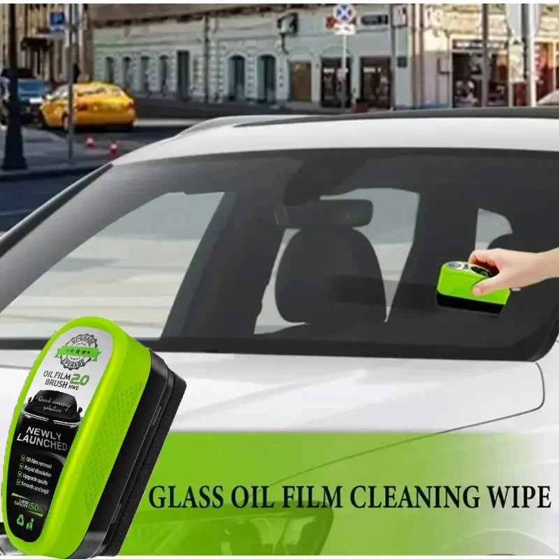 Car Glass Oil Film Remover Cleaner with Crystal Coating Protection 100ml Windshield Polishing Solution