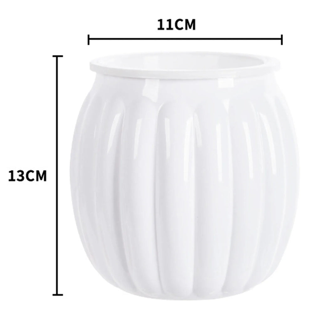 Self-Watering Hydroponic Plant Pot – Modern Desktop Succulent Planter for Home & Office Decor