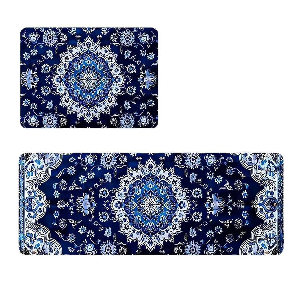 Autumn Maple Leaf Floor Rug Waterproof Anti Slip Kitchen Bathroom Door Mat Durable Easy Clean Carpet