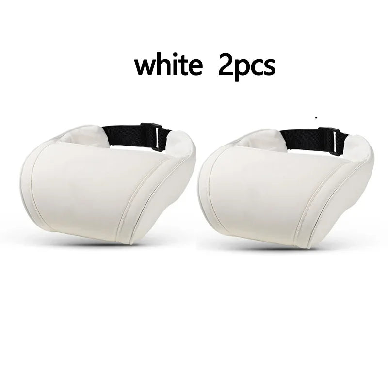 Oulex Seat Headrest Neck Pillow for Tesla Model 3/Y Juniper 19-25 Car Neck Support Pillow Nappa Leather Seat Headreck Car Access
