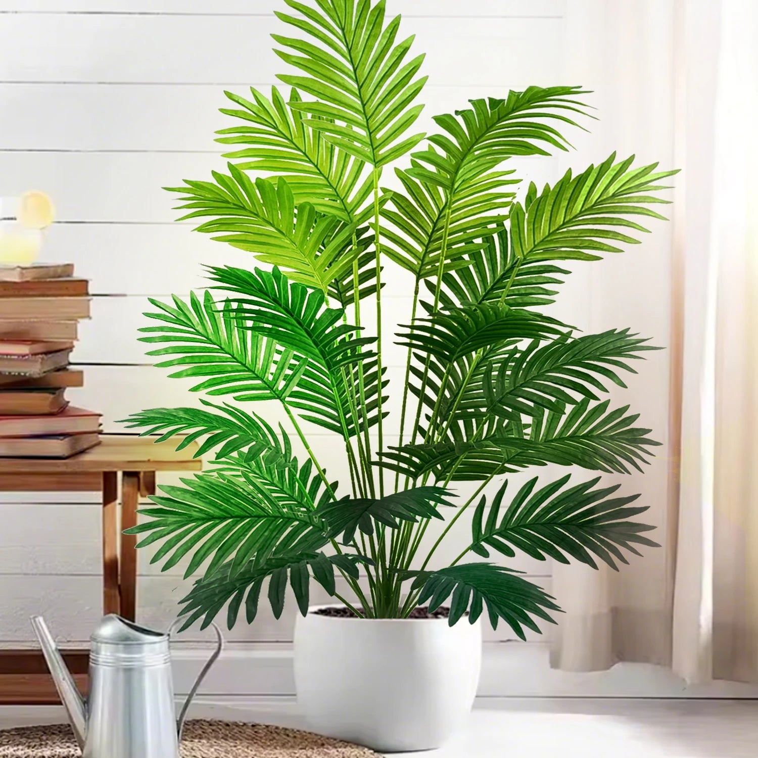 Artificial Palm Tree Decorative Leaves Tropical Fake Plant for Home and Garden Decoration