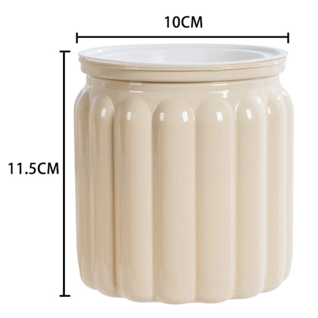 Self-Watering Hydroponic Plant Pot – Modern Desktop Succulent Planter for Home & Office Decor