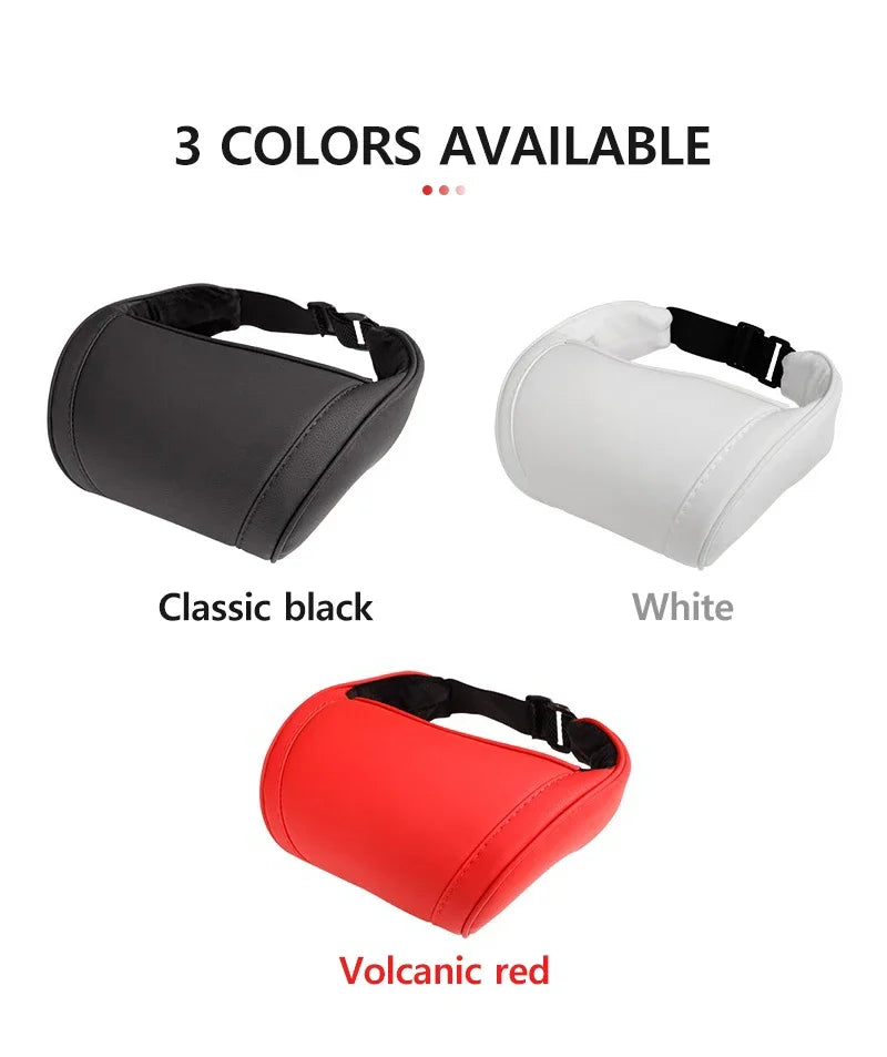 Oulex Seat Headrest Neck Pillow for Tesla Model 3/Y Juniper 19-25 Car Neck Support Pillow Nappa Leather Seat Headreck Car Access