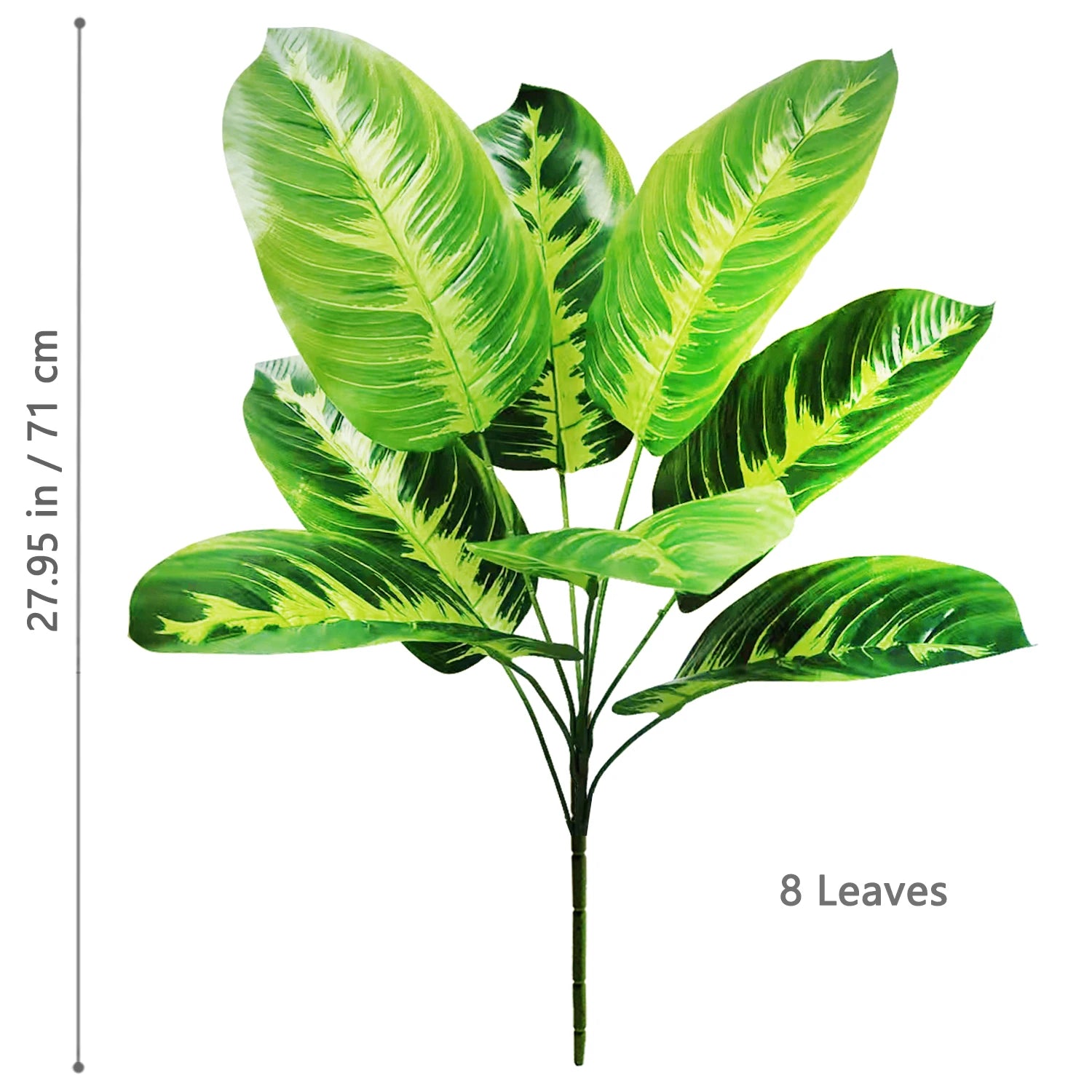 Large Artificial Tropical Palm Tree Banana Plant Real Touch Strelitzia Reginae Fake Plant for Home Garden Decor