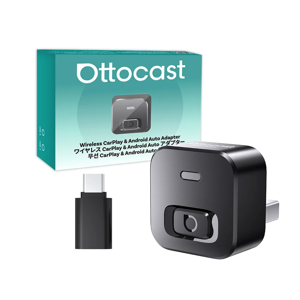 Ottocast Cabin Care Wireless CarPlay Baby Camera 1080P HD Backseat Monitor with Night Vision