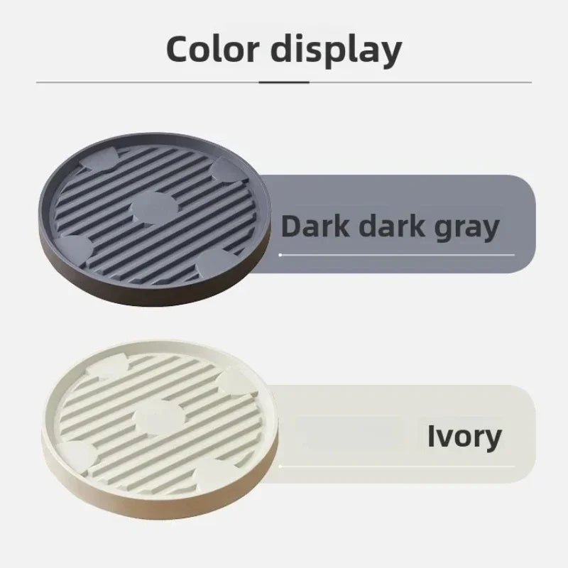 ABS Thicken Flowerpot Tray Bottom Pad Plastic Stable Universal Mobile Tray Universal Wheel Bottom Support Flowerpot Base Garden