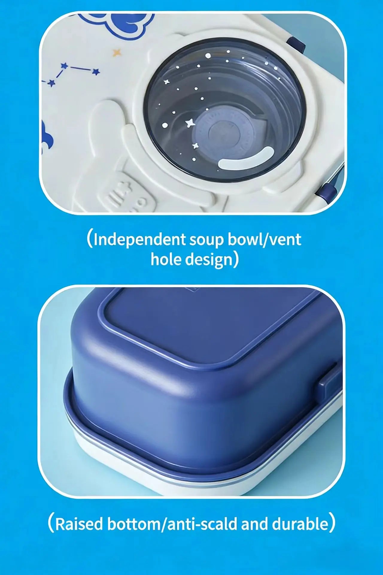 Food-grade stainless steel lunch box, student compartment plate, kids insulated bento box, kindergarten plate