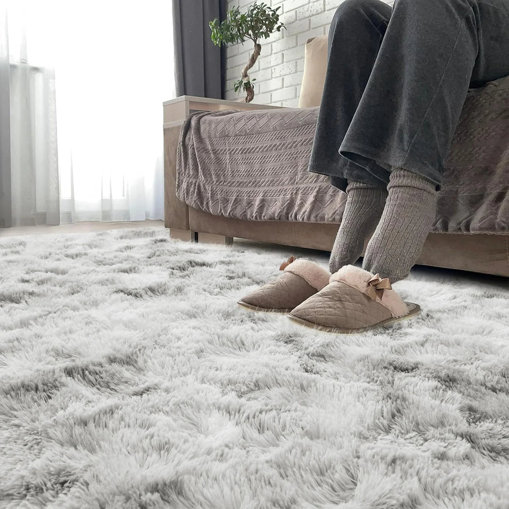 VIKAMA Soft And Fluffy Area Rug, Non-Slip Shaggy Carpet, Ideal For Bedrooms, Living Rooms, And Children's Rooms As Home Decor