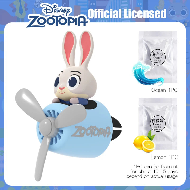 Winnie the Pooh Pilot Car Air Freshener Cute Cartoon Vent Clip Fragrance Diffuser Interior Decoration