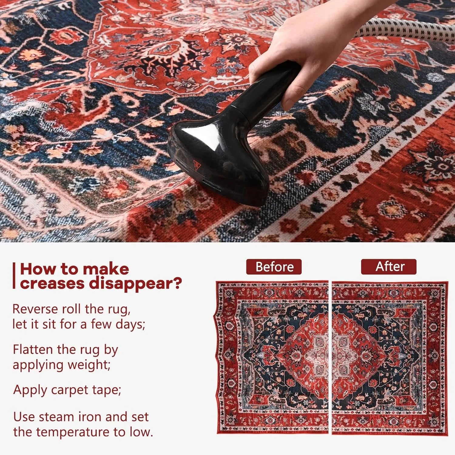 Cream Style Waterproof Living Room Carpet Anti Slip Bedroom Sofa Coffee Table Rug Modern Floor Mat
