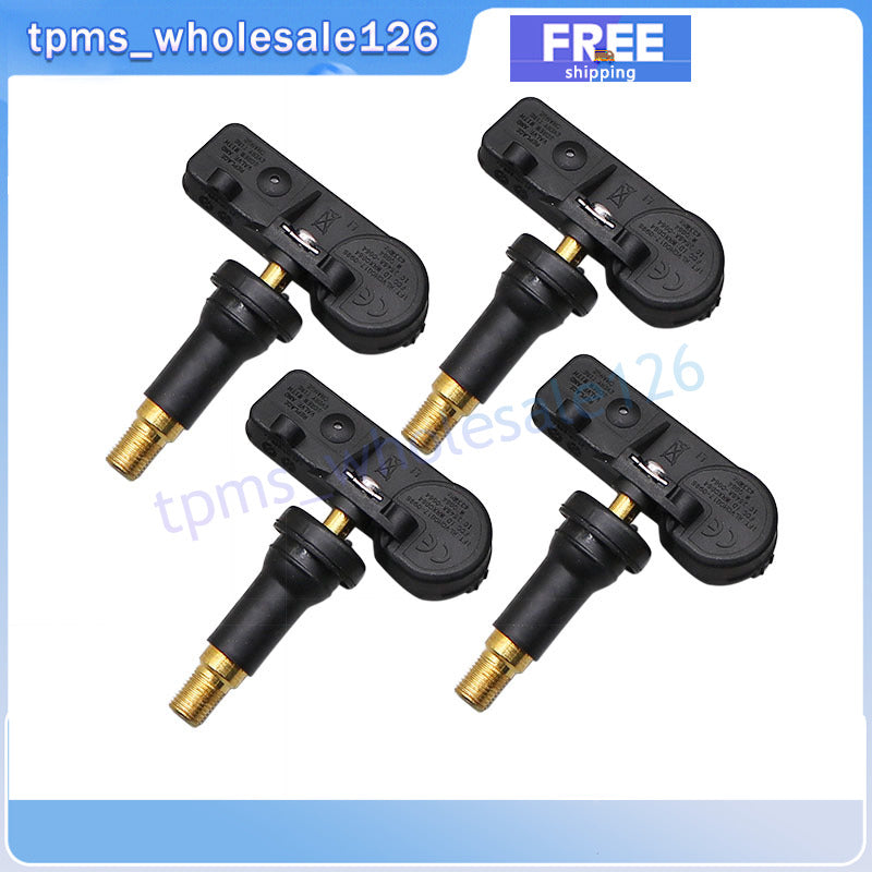 TPMS Tire Pressure Sensor 433MHz Set of 4 for Chevrolet Silverado GMC Sierra 2019 to 2021