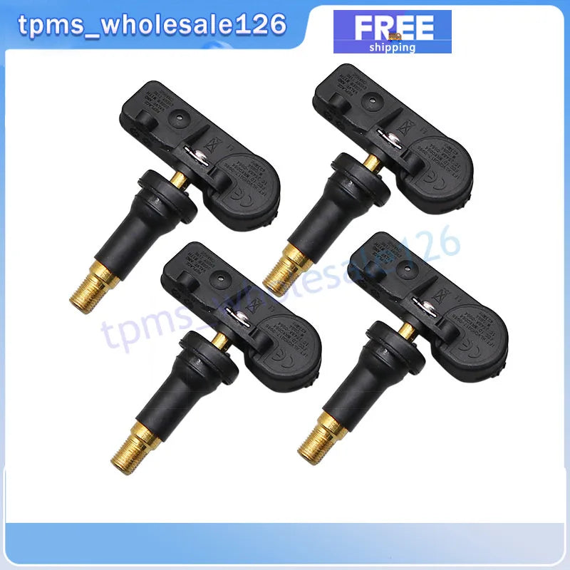TPMS Tire Pressure Sensor 433MHz Set of 4 for Chevrolet Silverado GMC Sierra 2019 to 2021