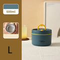 304 Stainless Steel Insulated Lunch Box Stackable Leakproof Bento Container Microwave Safe Food Storage