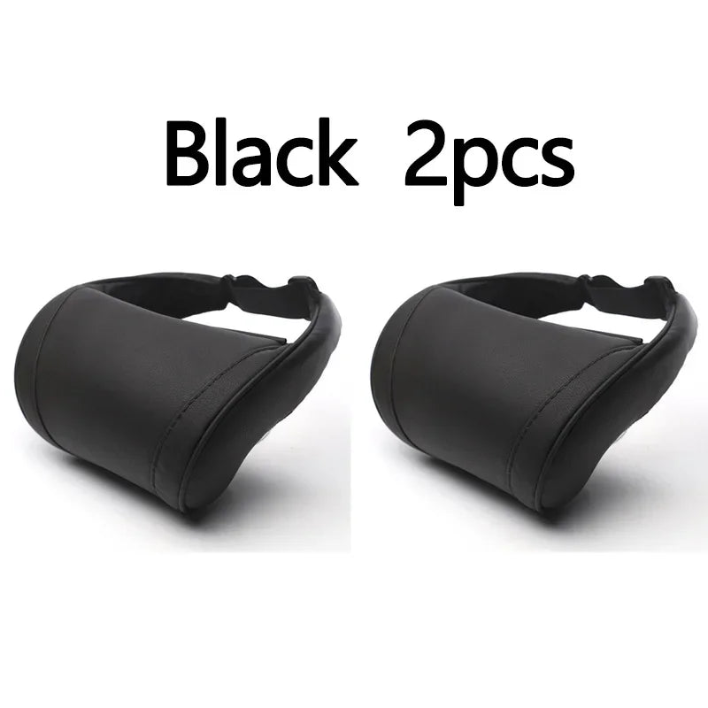 Oulex Seat Headrest Neck Pillow for Tesla Model 3/Y Juniper 19-25 Car Neck Support Pillow Nappa Leather Seat Headreck Car Access