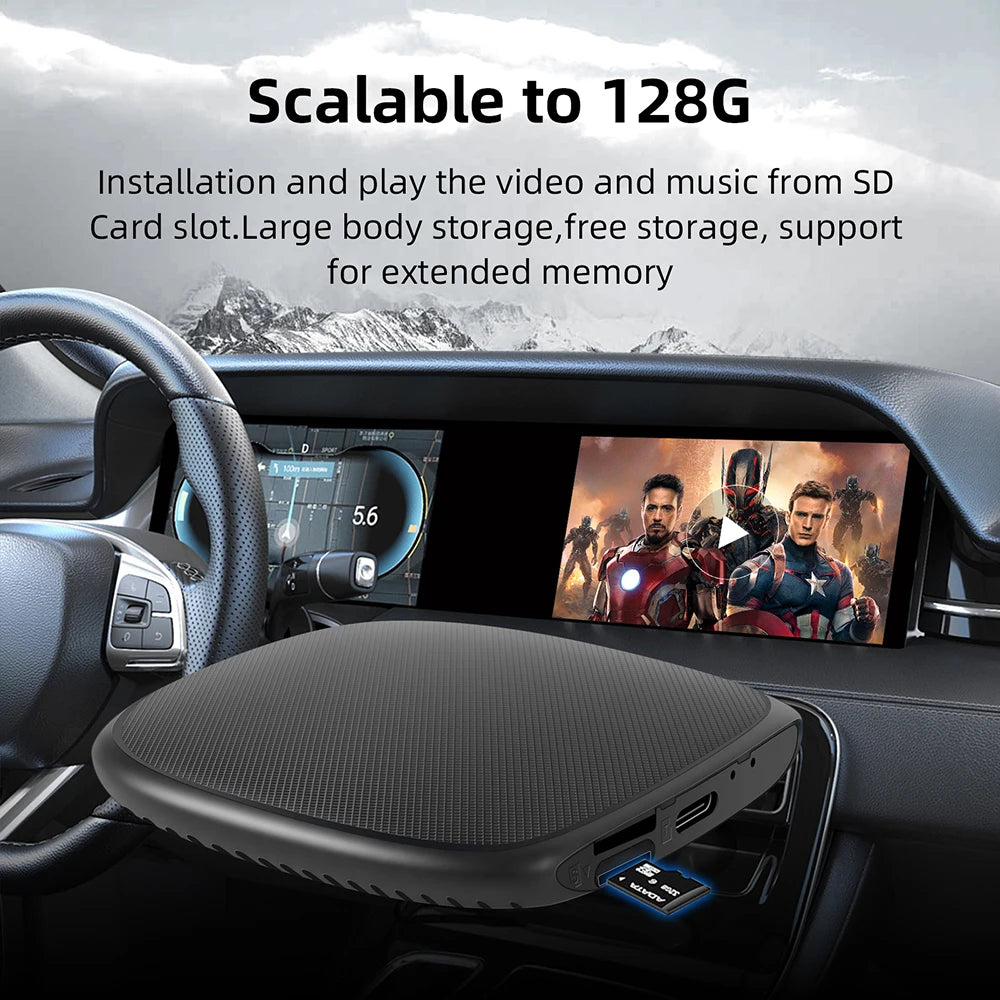 Premium 2-in-1 Wireless CarPlay & Android Auto Adapter – Plug & Play Smart USB Dongle for Seamless In-Car Connectivity