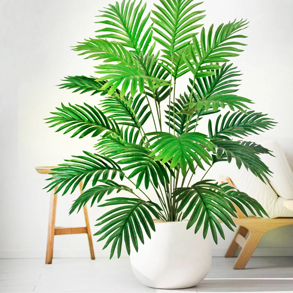 Artificial Palm Tree Decorative Leaves Tropical Fake Plant for Home and Garden Decoration