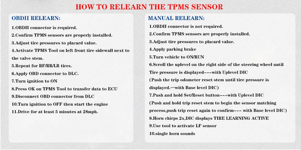 TPMS Tire Pressure Sensor 433MHz Set of 4 for Chevrolet Silverado GMC Sierra 2019 to 2021