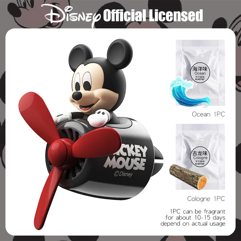 Winnie the Pooh Pilot Car Air Freshener Cute Cartoon Vent Clip Fragrance Diffuser Interior Decoration