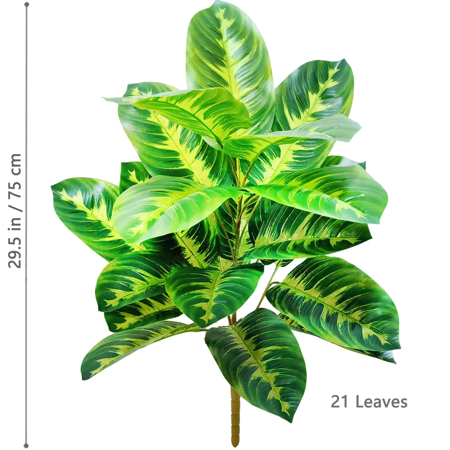 Large Artificial Tropical Palm Tree Banana Plant Real Touch Strelitzia Reginae Fake Plant for Home Garden Decor