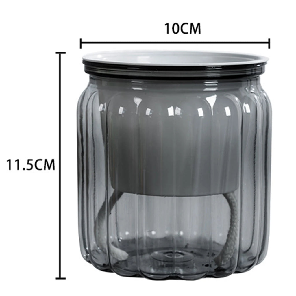 Self-Watering Hydroponic Plant Pot – Modern Desktop Succulent Planter for Home & Office Decor