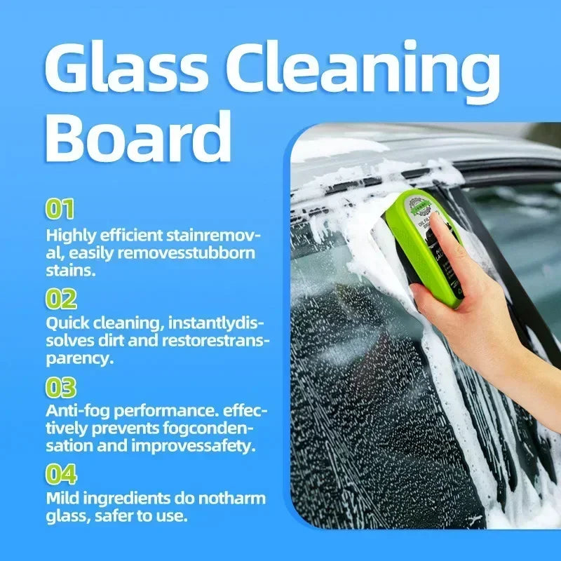 Car Glass Oil Film Remover Cleaner with Crystal Coating Protection 100ml Windshield Polishing Solution