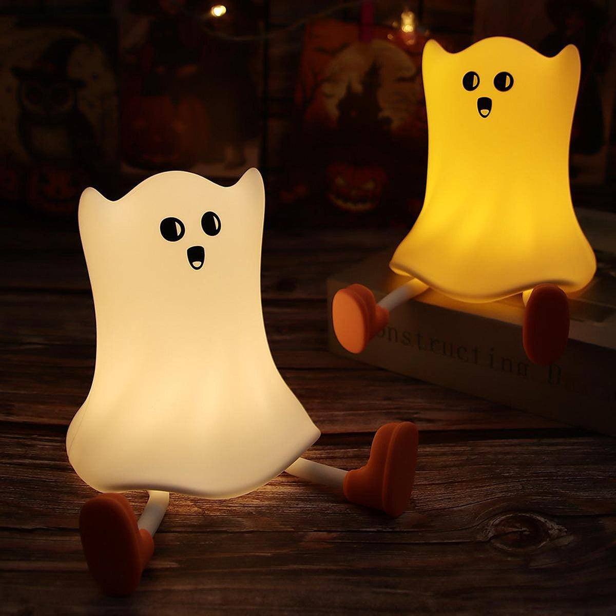 Kids Silicone Night Light – Soft Touch Nursery Lamp with Timer & Warm Light Modes